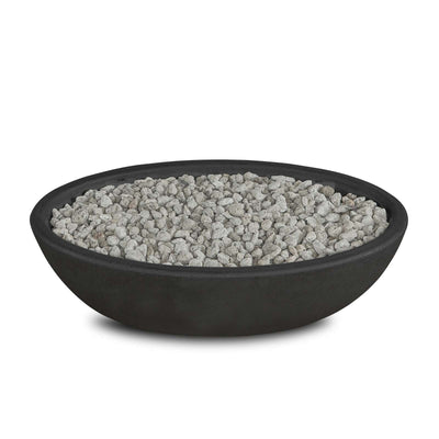 Riverside Oval Propane Fire Bowl in Shale by Real Flame