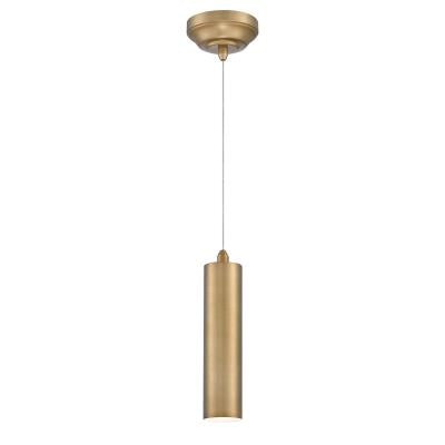 Westinghouse Lighting Rayman One-Light LED Indoor Mini Pendant, Brushed Brass Finish