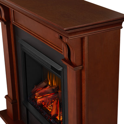 Ashley  Electric Fireplace in Mahogany by Real Flame