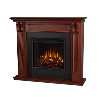 Ashley  Electric Fireplace in Mahogany by Real Flame