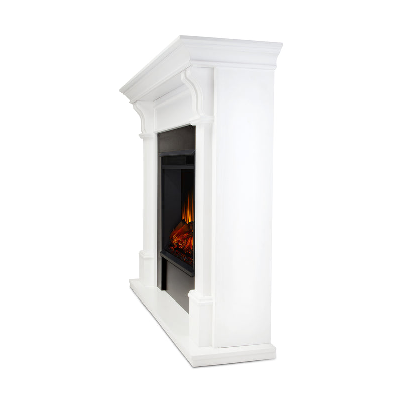 Ashley Electric Fireplace in White by Real Flame