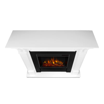 Ashley Electric Fireplace in White by Real Flame
