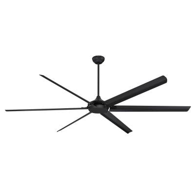 Westinghouse Lighting Widespan 100-Inch 6-Blade Matte Black Indoor/Outdoor Ceiling Fan, DC Motor, Remote Control Included