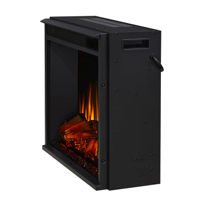 Calie Media Electric Fireplace in Dark Espresso by Real Flame