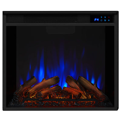 Calie Media Electric Fireplace in White by Real Flame