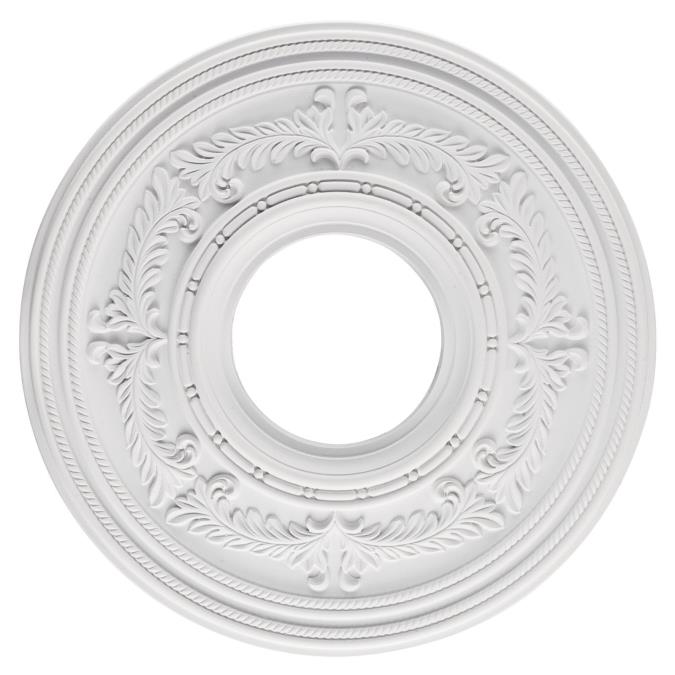 Westinghouse 12-Inch White Finish Berona Ceiling Medallion