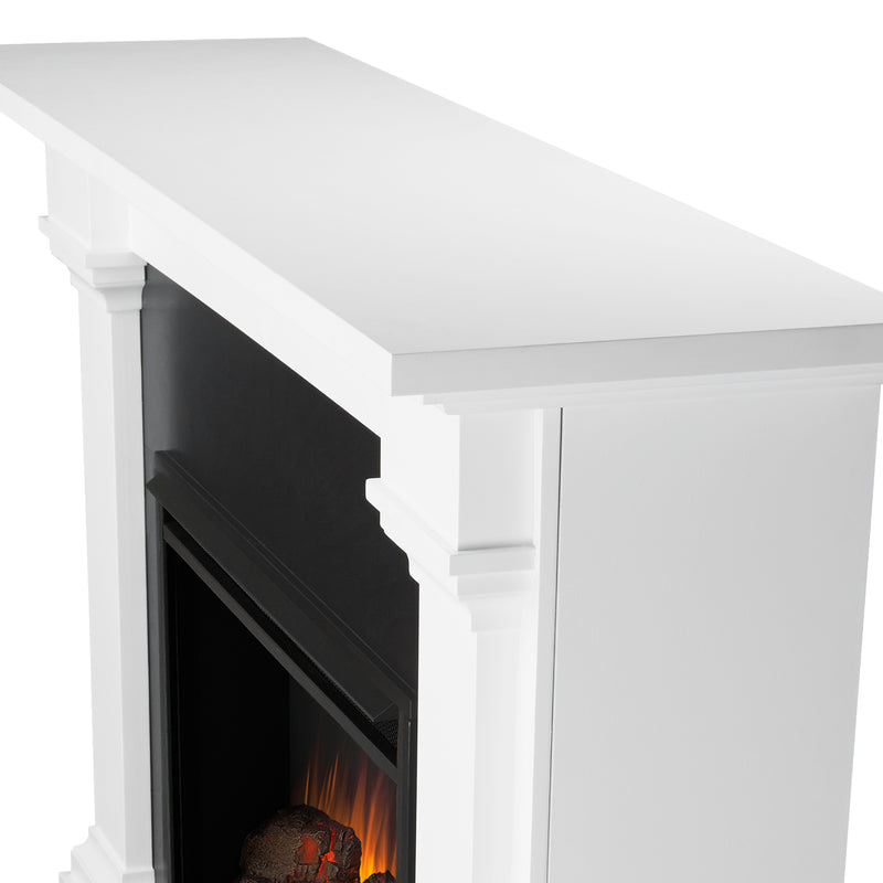 Callaway Grand Electric Fireplace in White by Real Flame