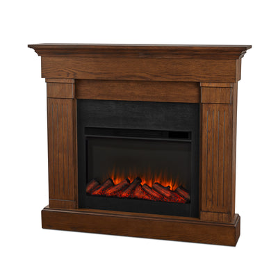 Crawford Electric Fireplace in Chestnut Oak by Real Flame