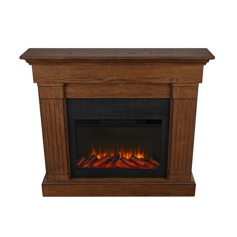 Crawford Electric Fireplace in Chestnut Oak by Real Flame