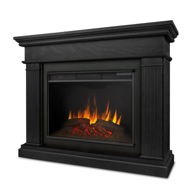 Centennial Grand Electric Fireplace in Black by Real Flame