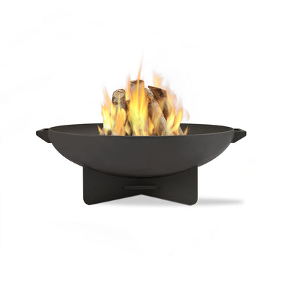 Anson Wood Burning Fire Pit in Gray by Real Flame