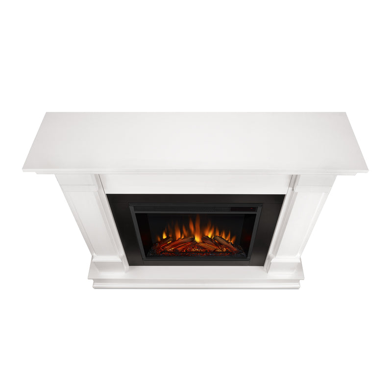 Silverton Electric Fireplace in White by Real Flame