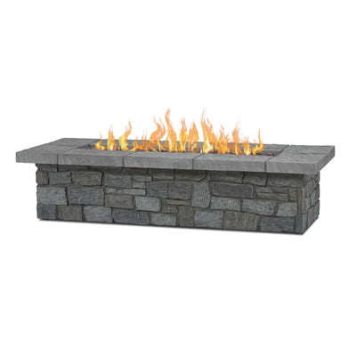 Sedona 66" Rectangle Propane  Fire Table  with Natural Gas Conversion Kit by Real Flame