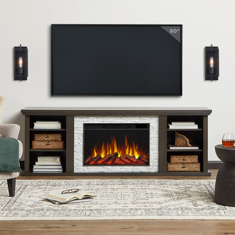 Kenai Slim Electric Fireplace TV Stand