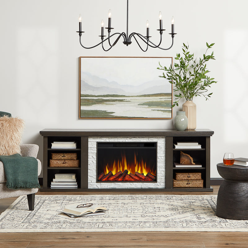 Kenai Slim Electric Fireplace TV Stand