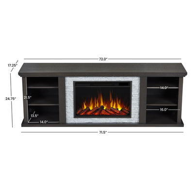 Kenai Slim Electric Fireplace TV Stand