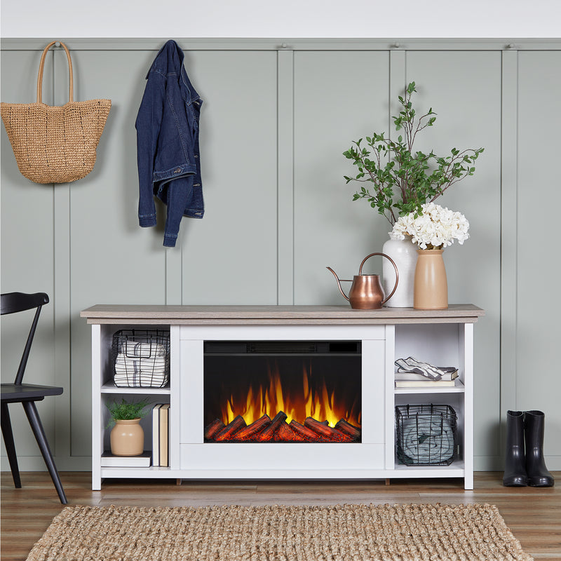 Tramore Slim Electric Fireplace TV Stand