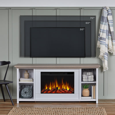 Tramore Slim Electric Fireplace TV Stand