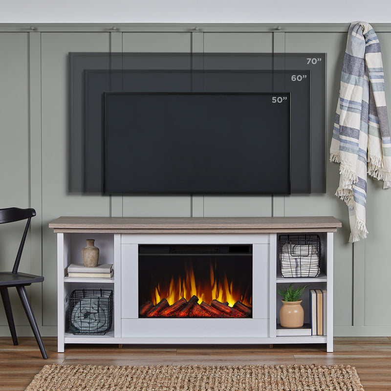 Tramore Slim Electric Fireplace TV Stand