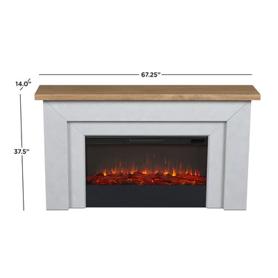 Malie Landscape Electric Fireplace