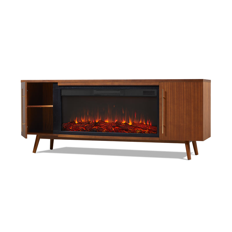 Morris Landscape Electric Fireplace TV Stand