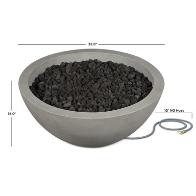 Eldora 38" Natural Gas Fire Pit Bowl