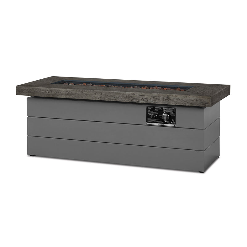 Sullivan Propane Fire Table in Gray by Real Flame