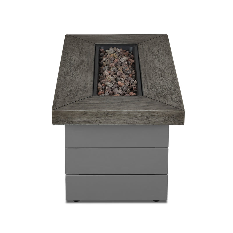 Sullivan Propane Fire Table in Gray by Real Flame