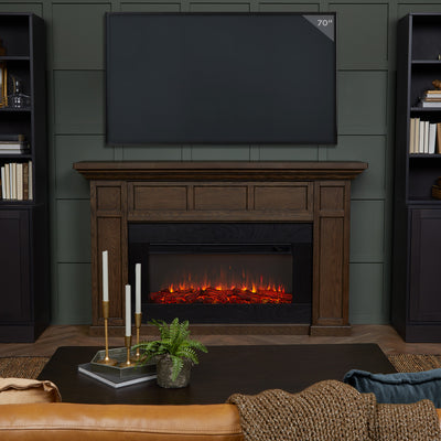 Alcott Landscape Electric Fireplace by Real Flame