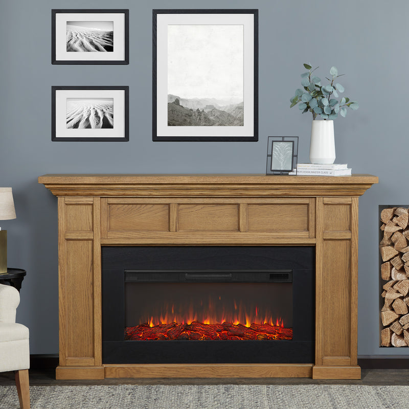 Alcott Landscape Electric Fireplace by Real Flame