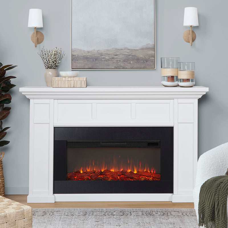 Alcott Landscape Electric Fireplace by Real Flame