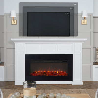 Alcott Landscape Electric Fireplace by Real Flame