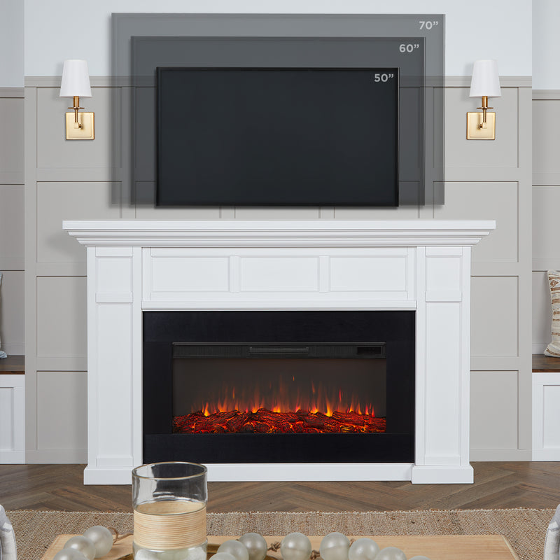 Alcott Landscape Electric Fireplace by Real Flame