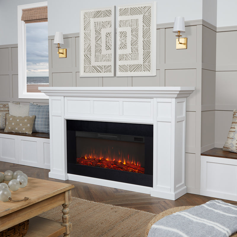 Alcott Landscape Electric Fireplace by Real Flame