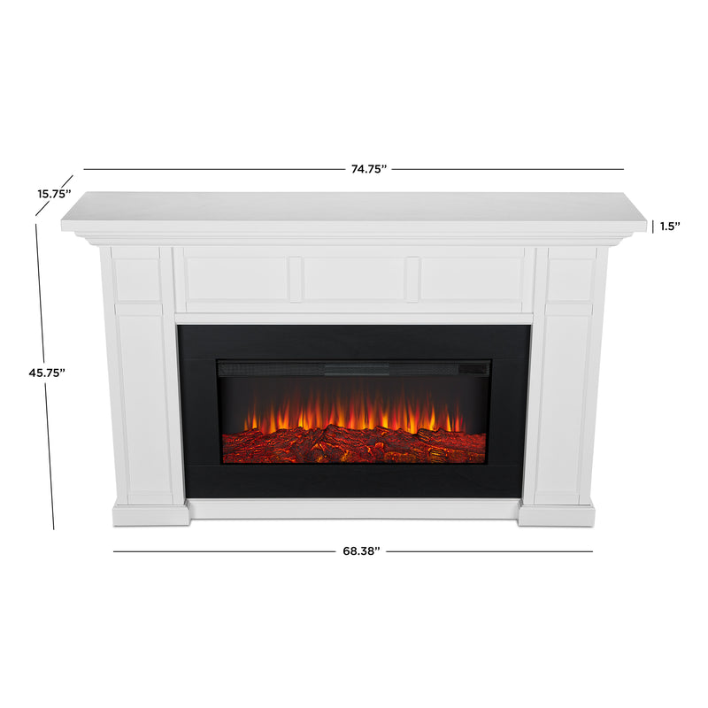 Alcott Landscape Electric Fireplace by Real Flame