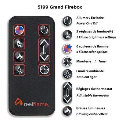 Emerson Grand Electric Fireplace by Real Flame