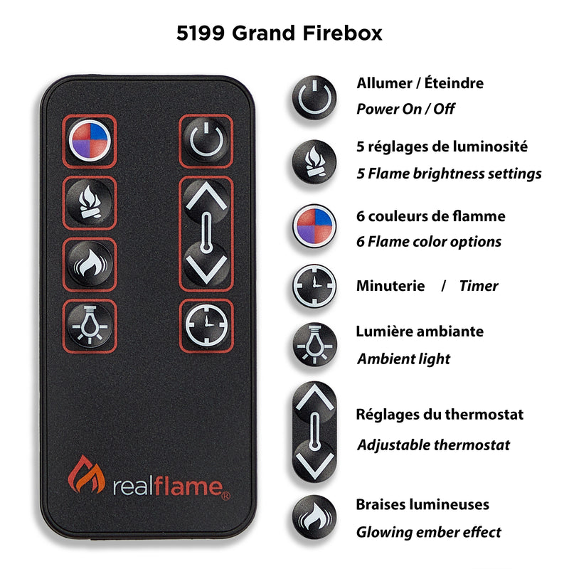 Emerson Grand Electric Fireplace by Real Flame