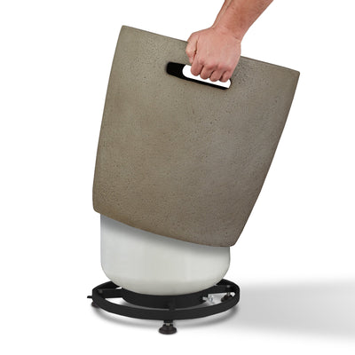 Riverside 20 lb Propane Tank Cover in by Real Flame