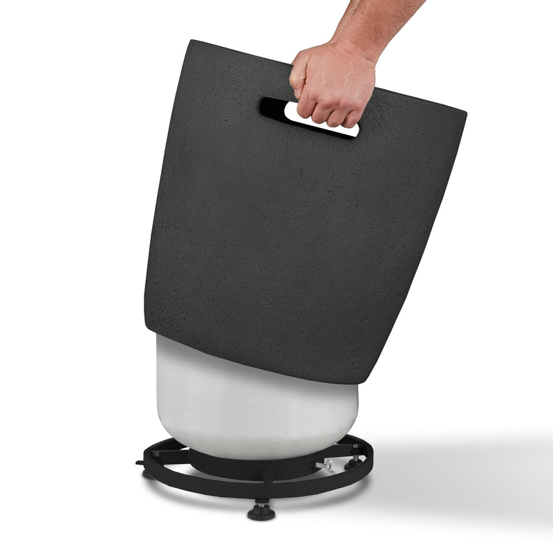 Riverside 20 lb Propane Tank Cover in by Real Flame