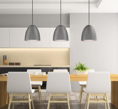 Clover Indoor Pendant in Dark Pewter Finish