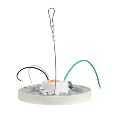 5 in. 11-Watt Integrated LED Flush Mount with White Frosted Shade