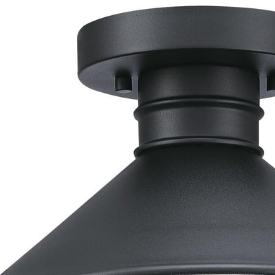 11-Inch One-Light Outdoor Semi Flush Mount Ceiling Fixture