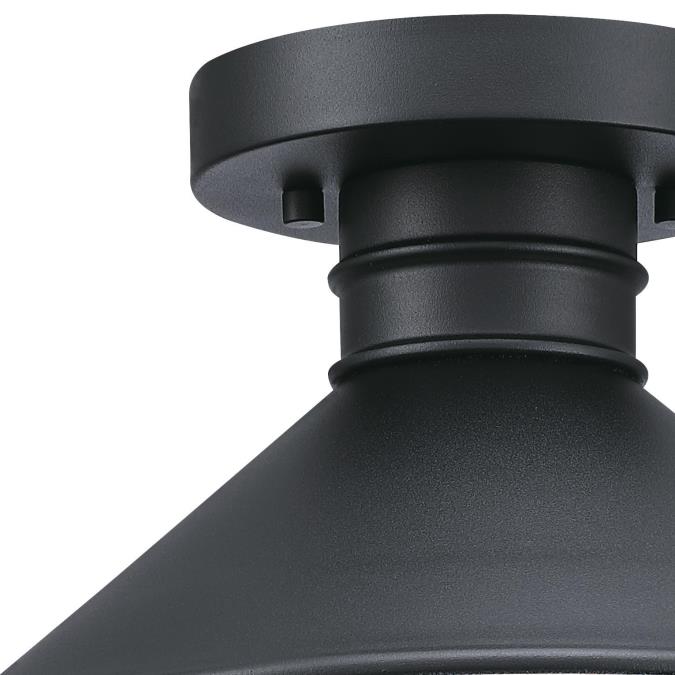 11-Inch One-Light Outdoor Semi Flush Mount Ceiling Fixture