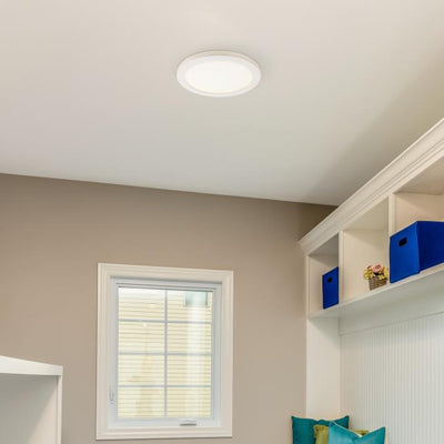 12-in. 22-Watt White Selectable Dimmable Integrated LED Indoor Flush Mount