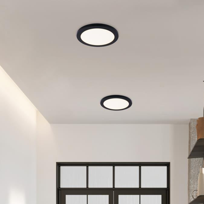 12 inch, 22 Watt Dimmable LED Indoor Flush Mount Ceiling Fixture with Color Temperature Selection