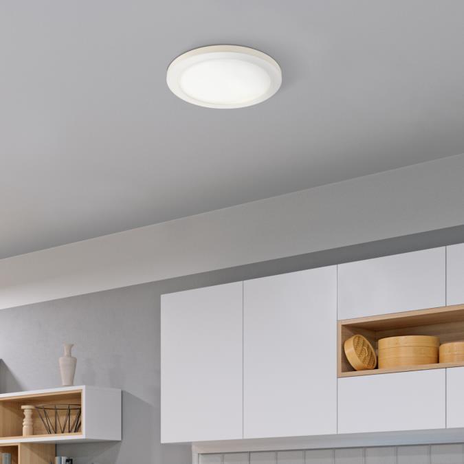 15-in. 30-Watt White Selectable Dimmable Integrated LED Indoor Flush Mount