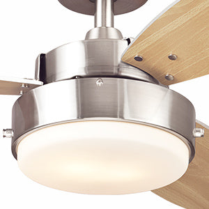 Alloy Brush Nickel Finish Ceiling Fan - LED LAMPS INCLUDED