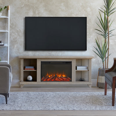 Penrose Slim Electric Fireplace TV Stand