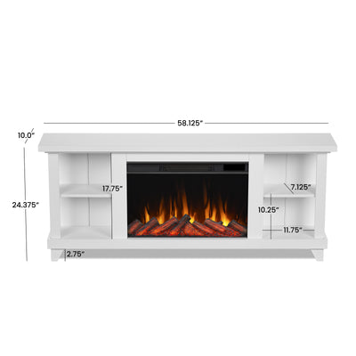 Penrose Slim Electric Fireplace TV Stand