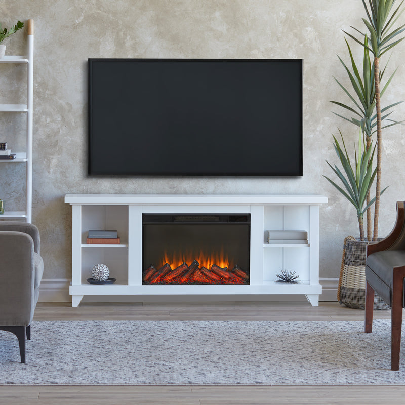Penrose Slim Electric Fireplace TV Stand